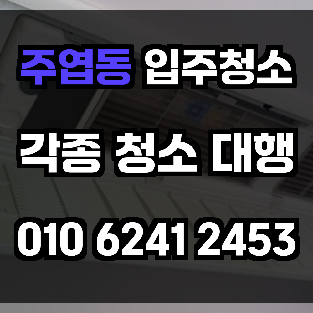 주엽동 입주청소