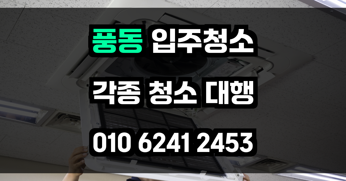 풍동 입주청소