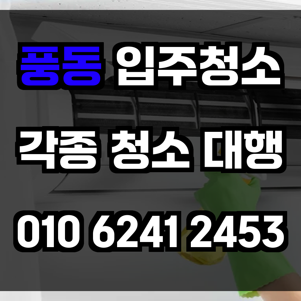 풍동 입주청소