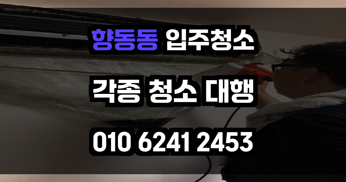향동동 입주청소