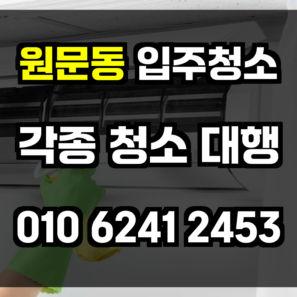 원문동 입주청소