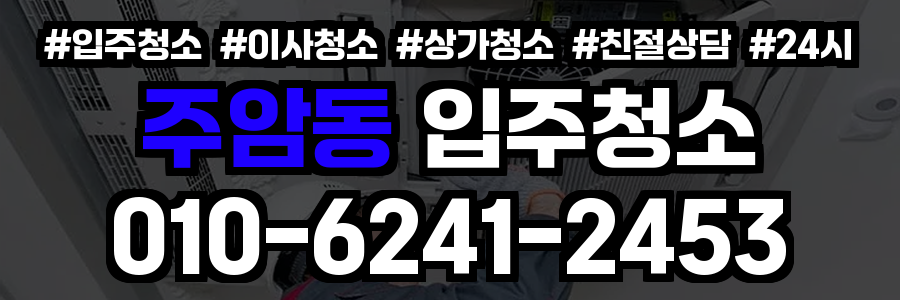주암동 입주청소