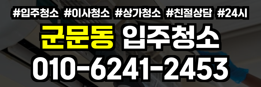 군문동 입주청소