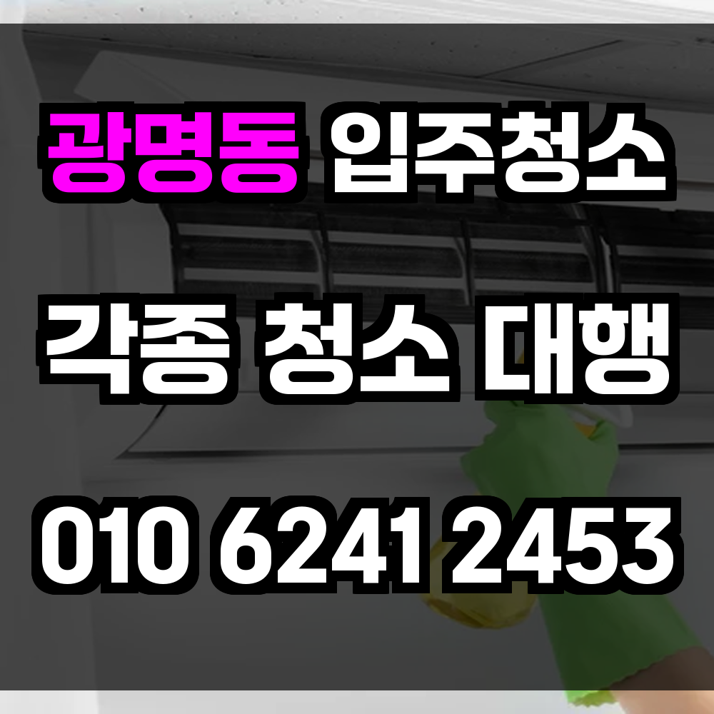 광명동 입주청소
