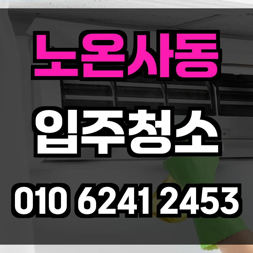 노온사동 입주청소