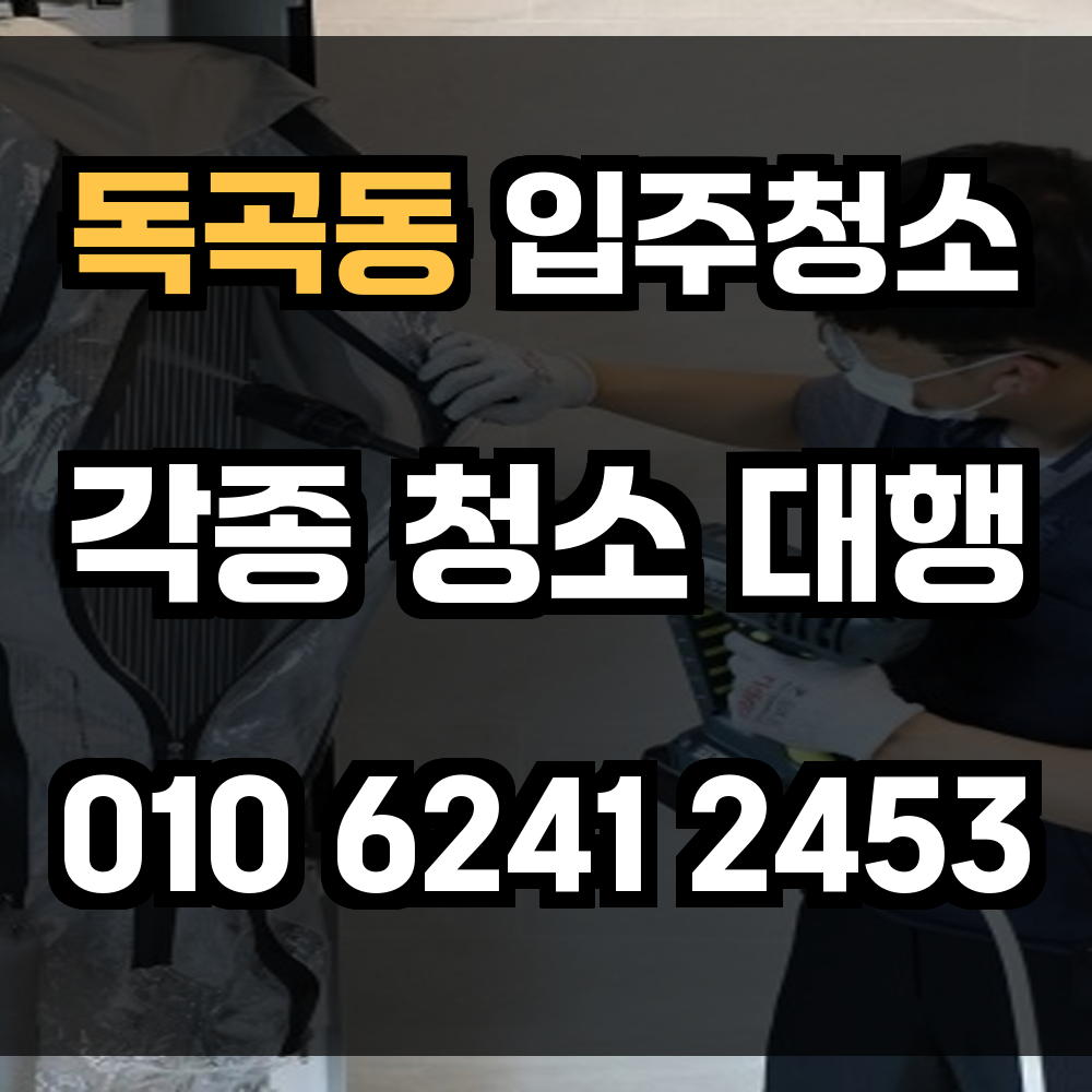 독곡동 입주청소
