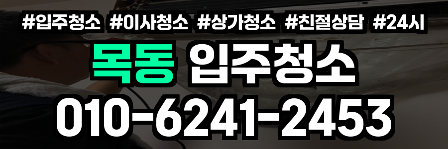 목동 입주청소