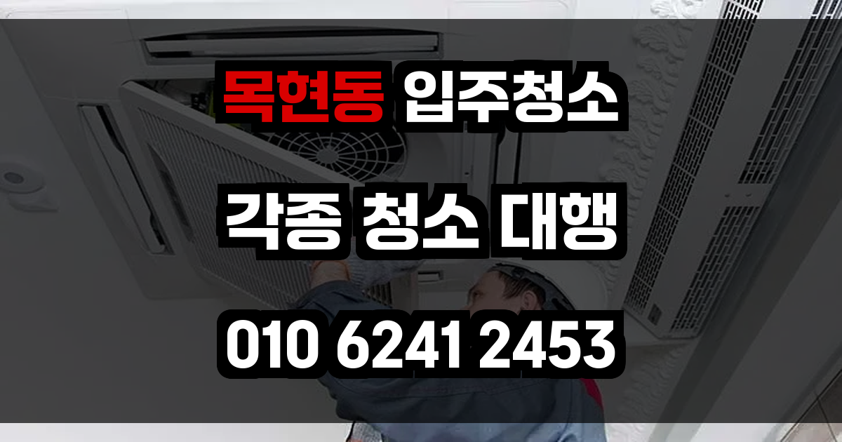 목현동 입주청소