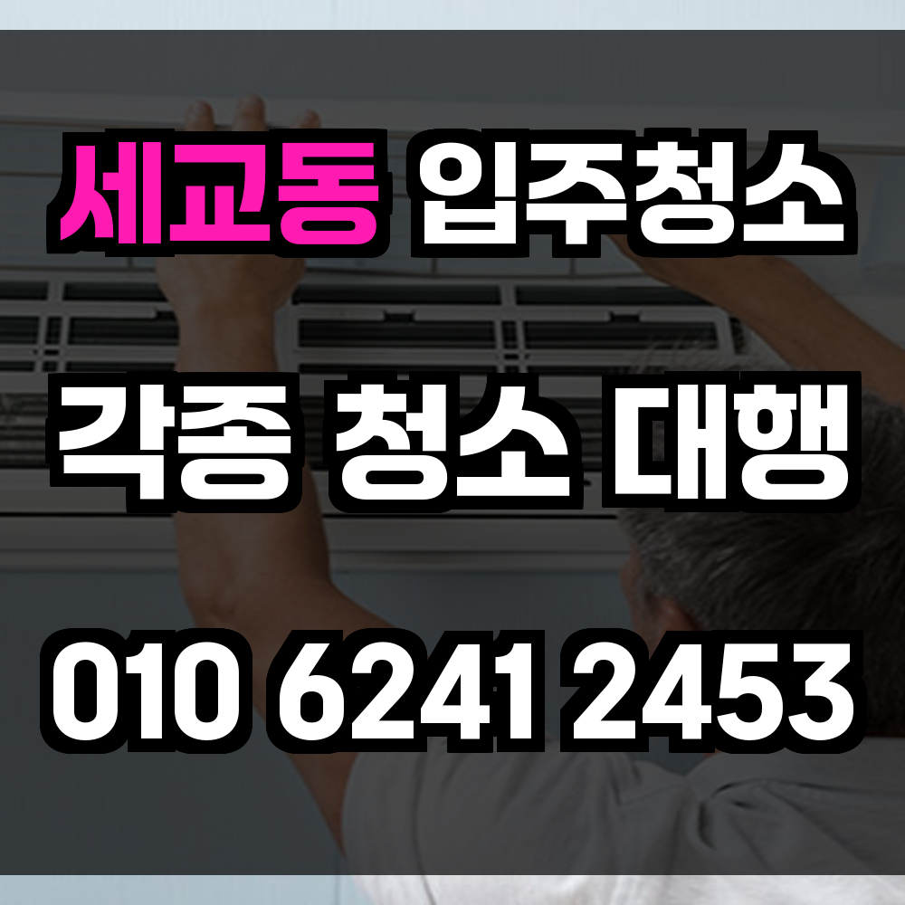 세교동 입주청소