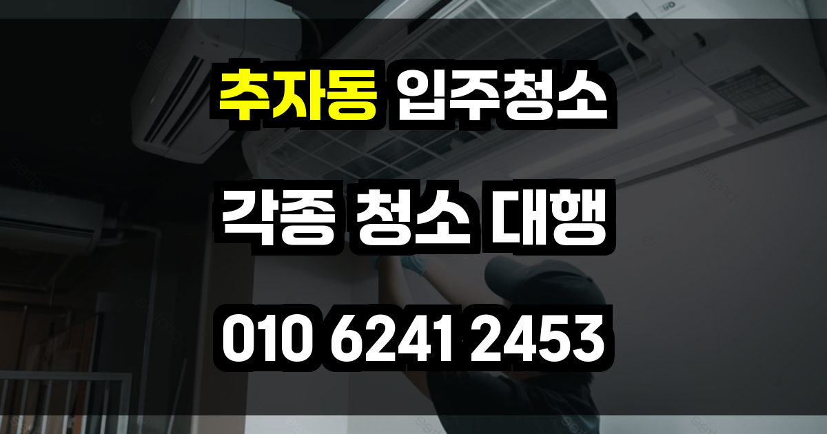 추자동 입주청소