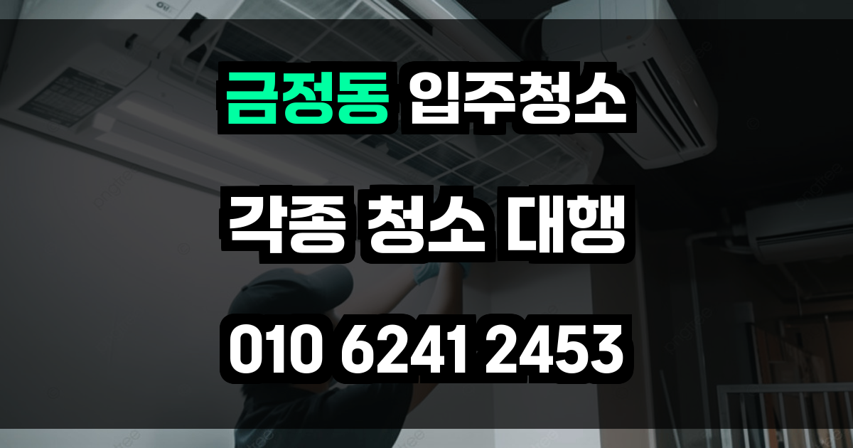 금정동 입주청소