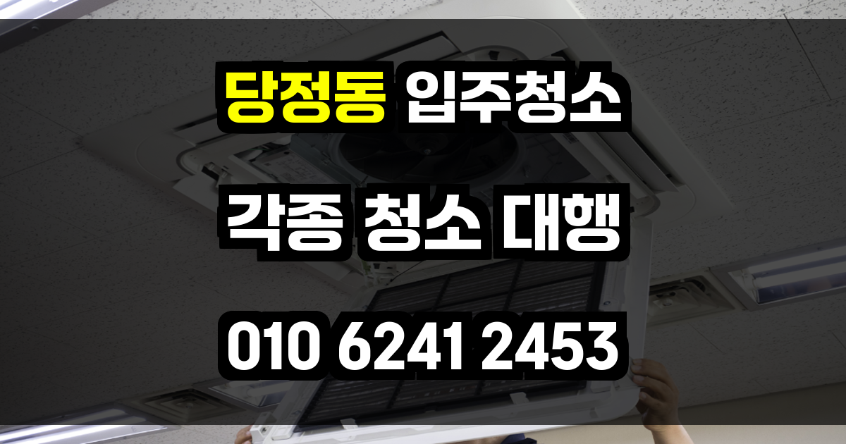당정동 입주청소