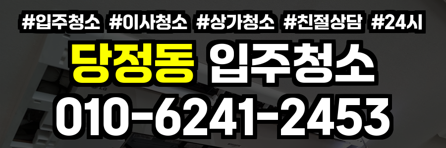 당정동 입주청소