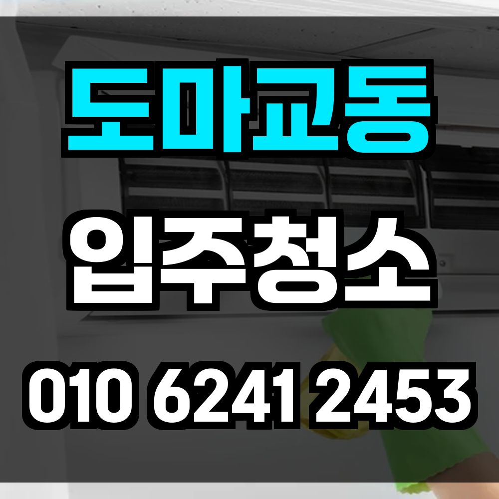 도마교동 입주청소