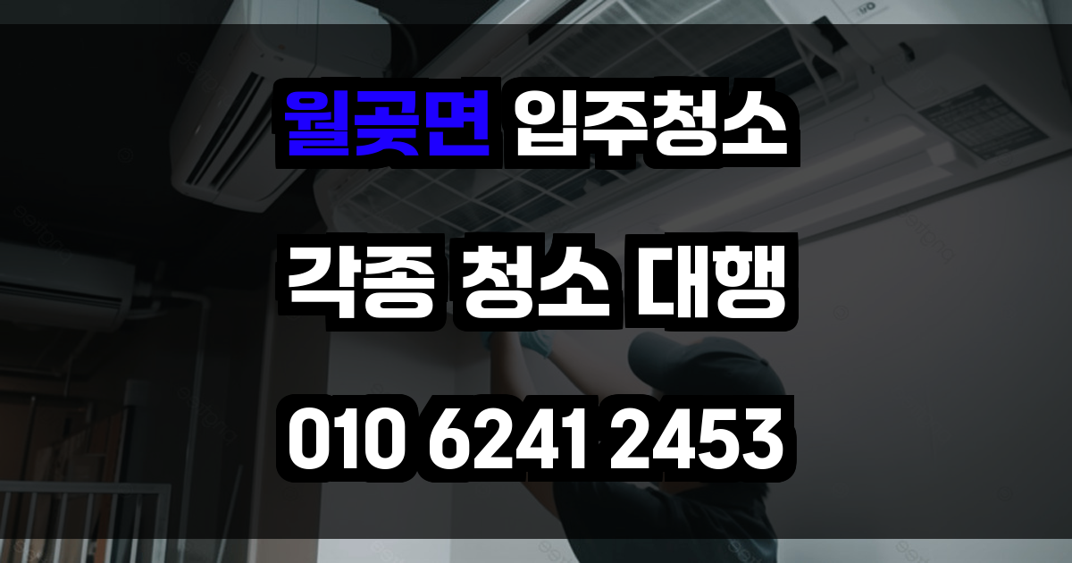 월곶면 입주청소