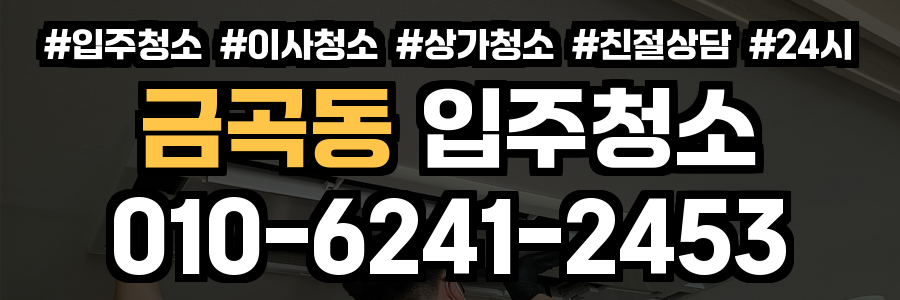 금곡동 입주청소