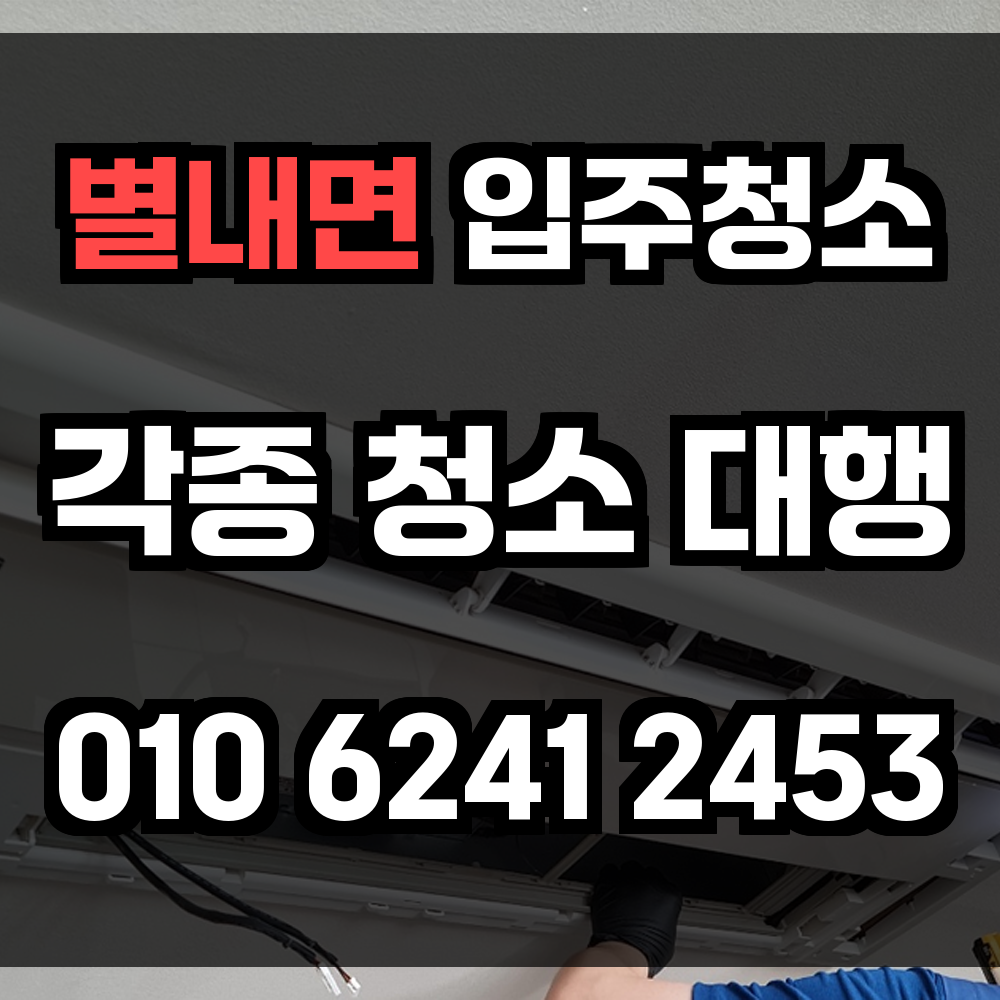 별내면 입주청소