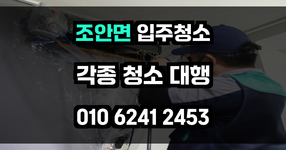 조안면 입주청소