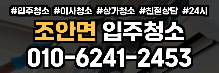 조안면 입주청소