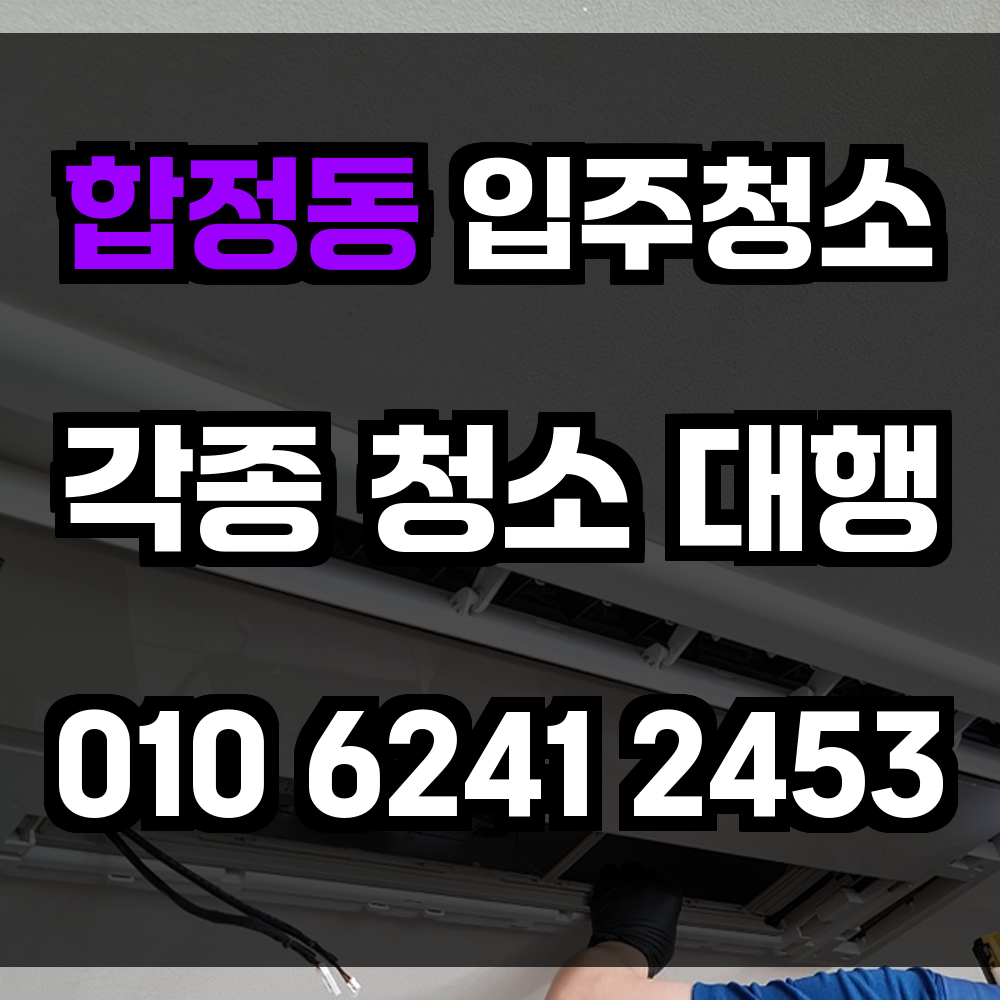 합정동 입주청소
