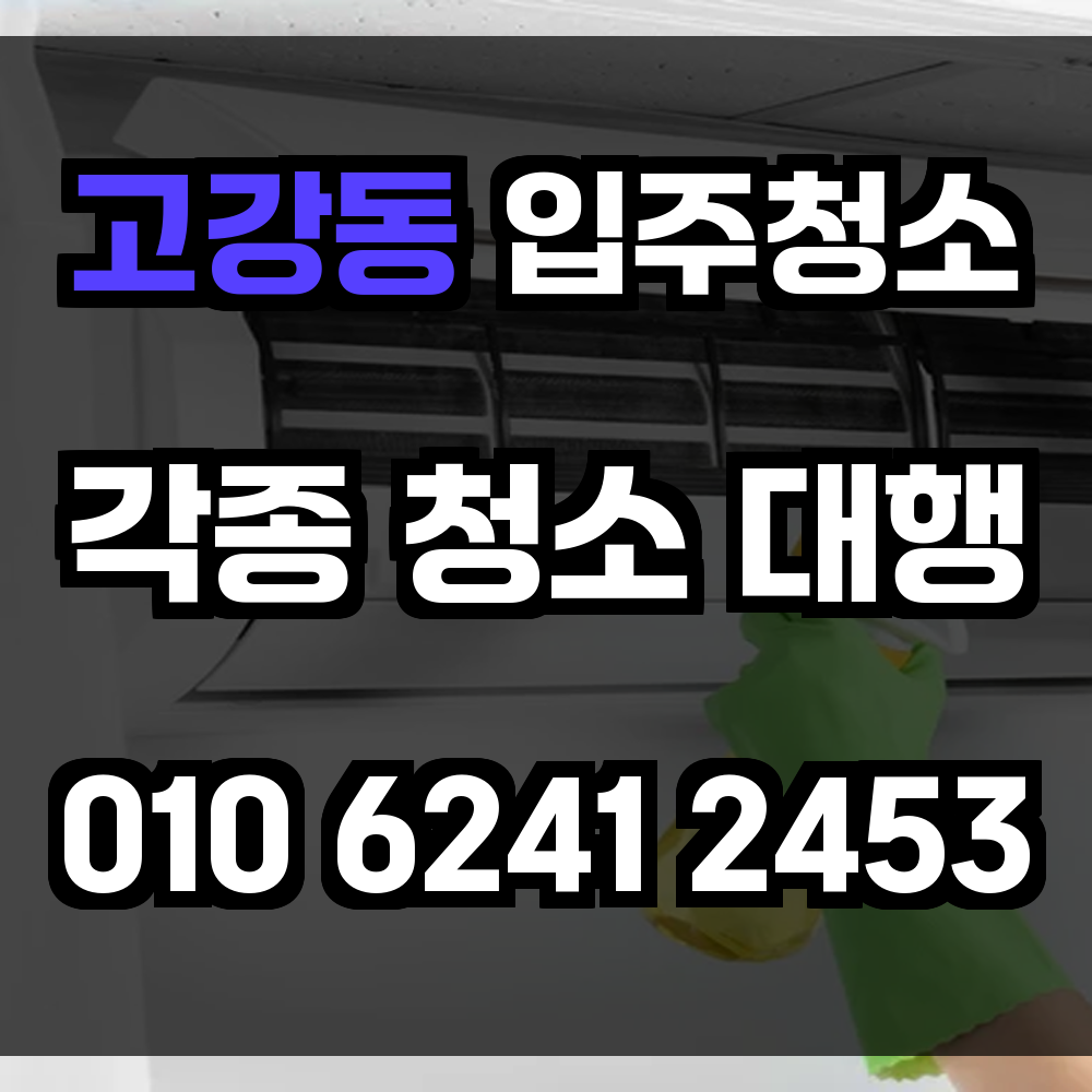 고강동 입주청소