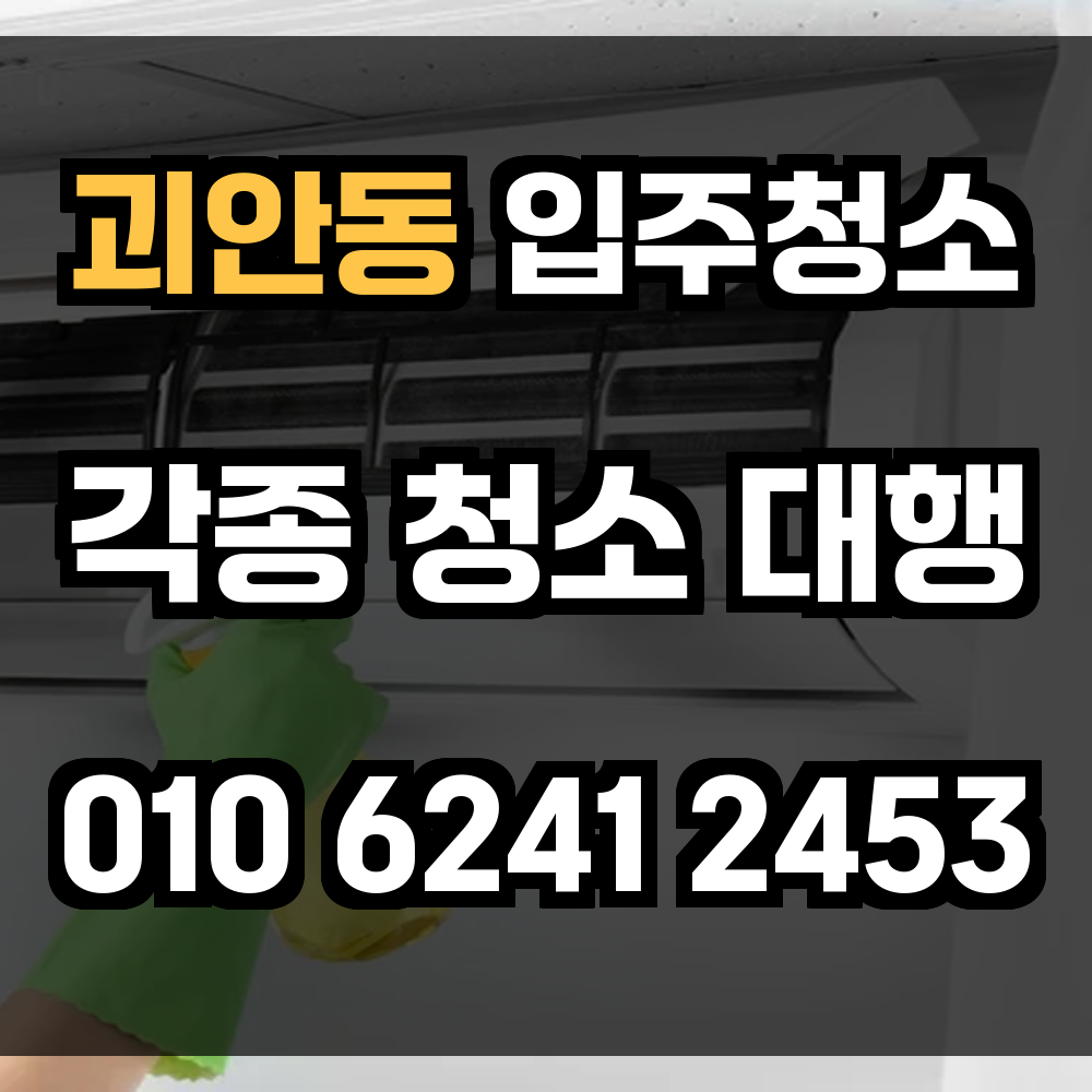 괴안동 입주청소