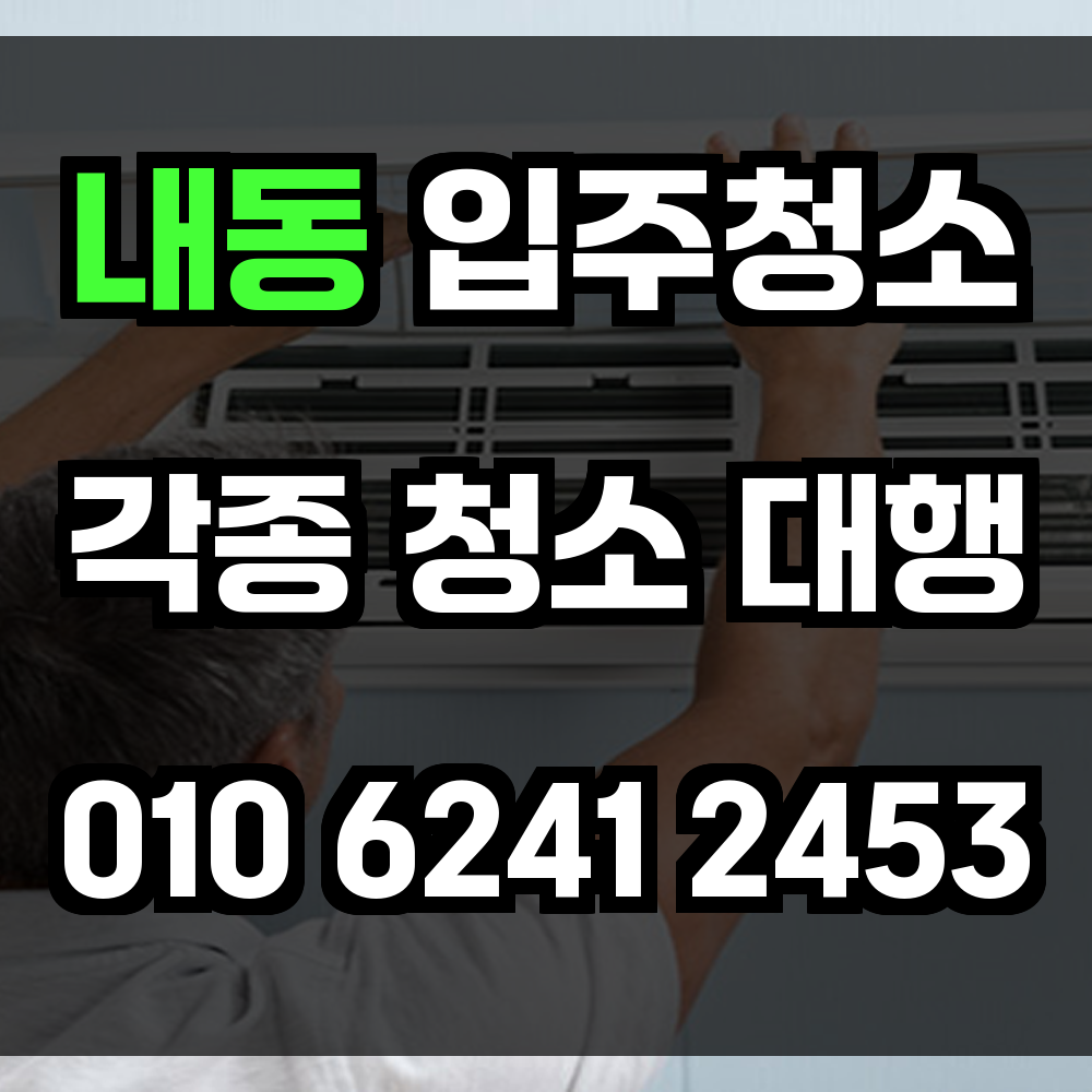 내동 입주청소