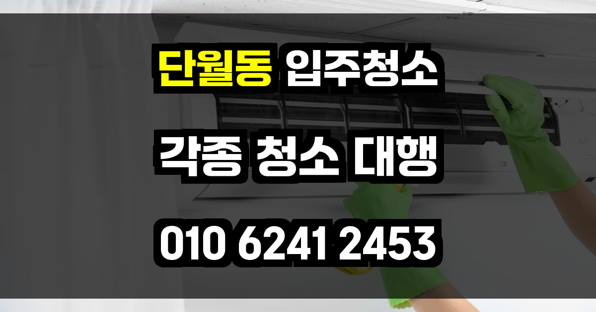 단월동 입주청소