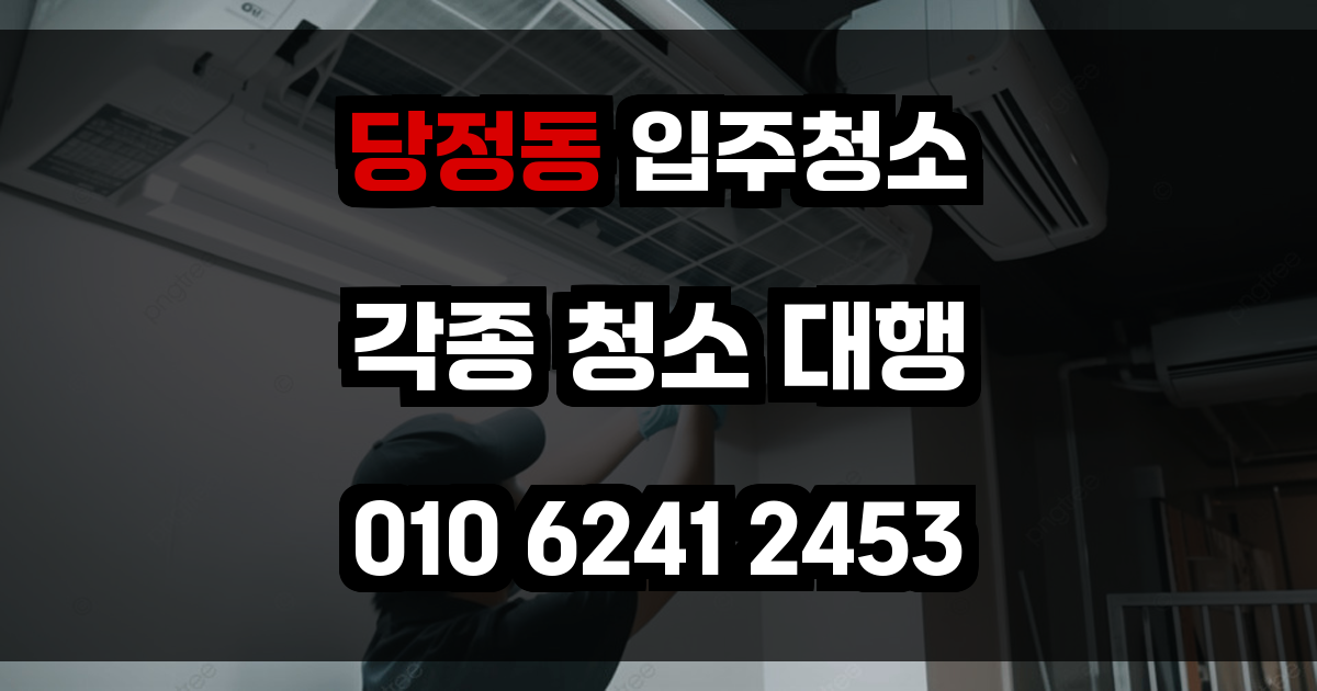 당정동 입주청소