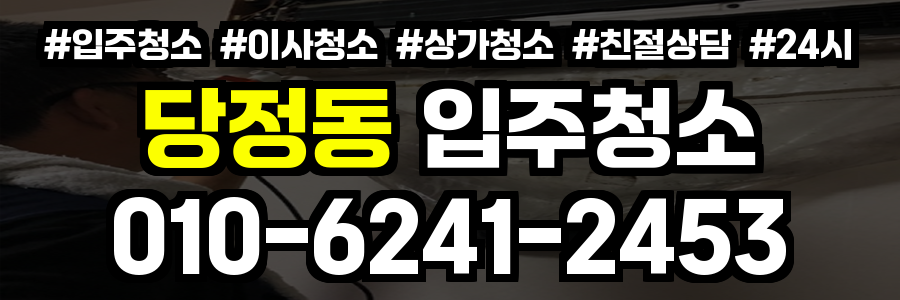 당정동 입주청소
