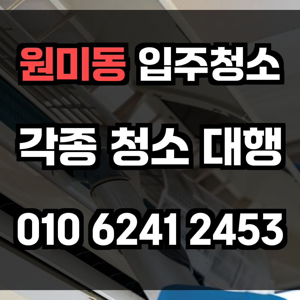 원미동 입주청소