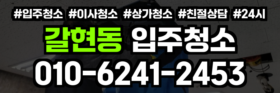 갈현동 입주청소