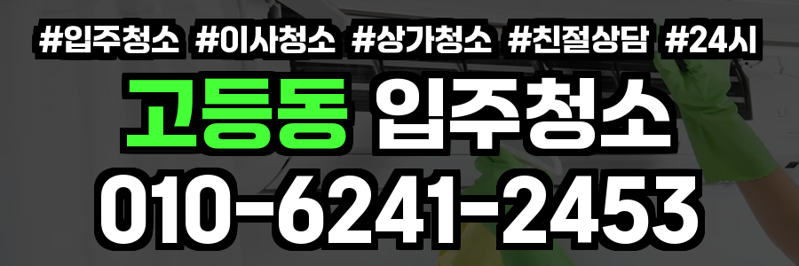 고등동 입주청소