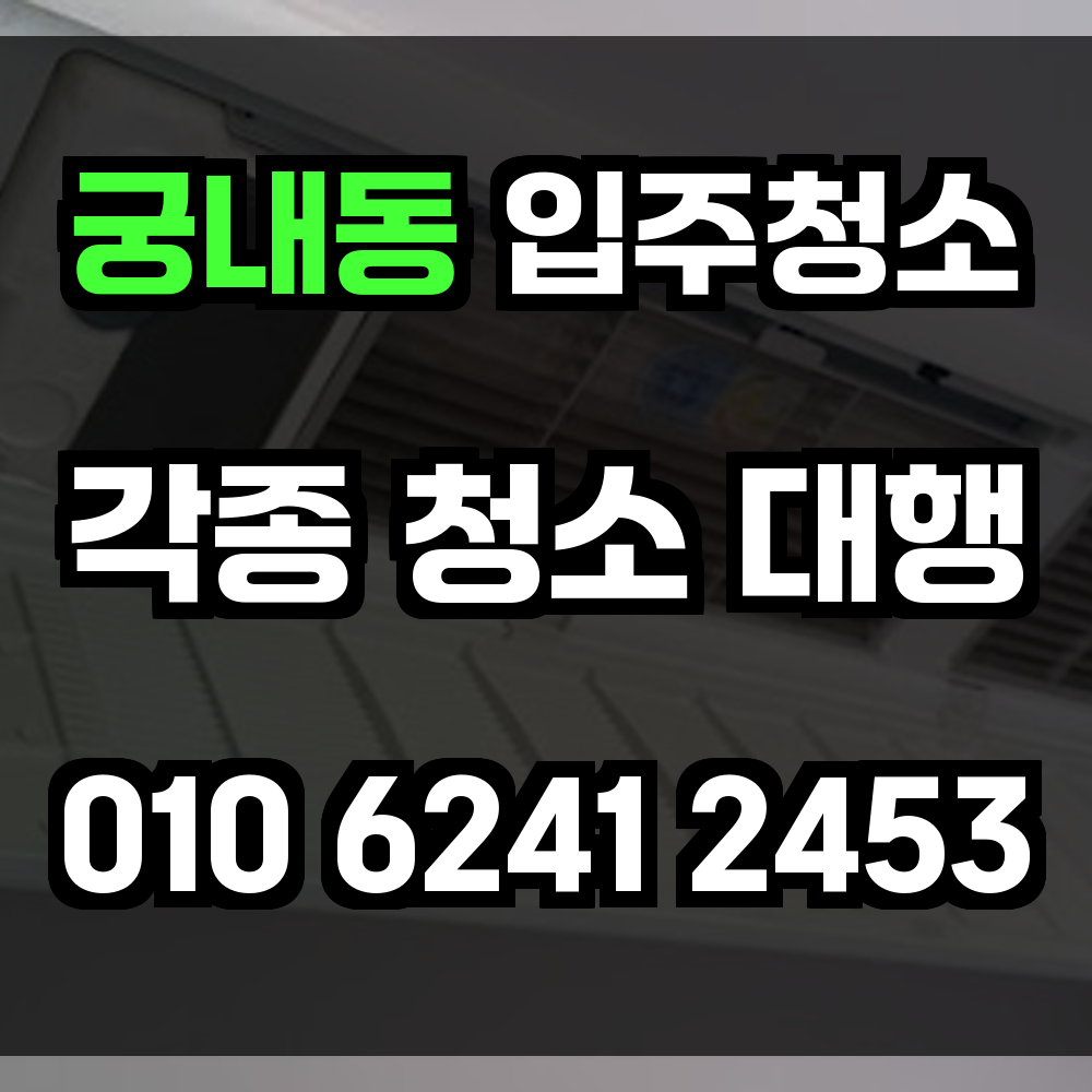 궁내동 입주청소