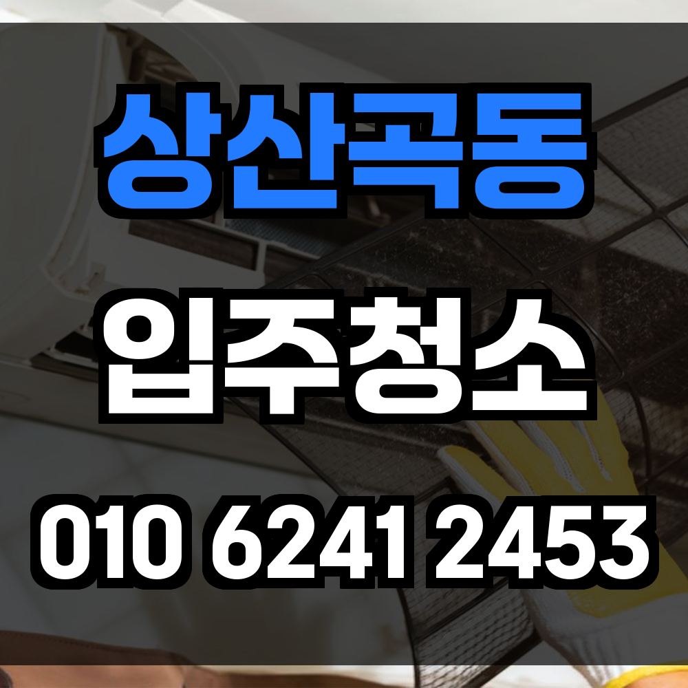 상산곡동 입주청소