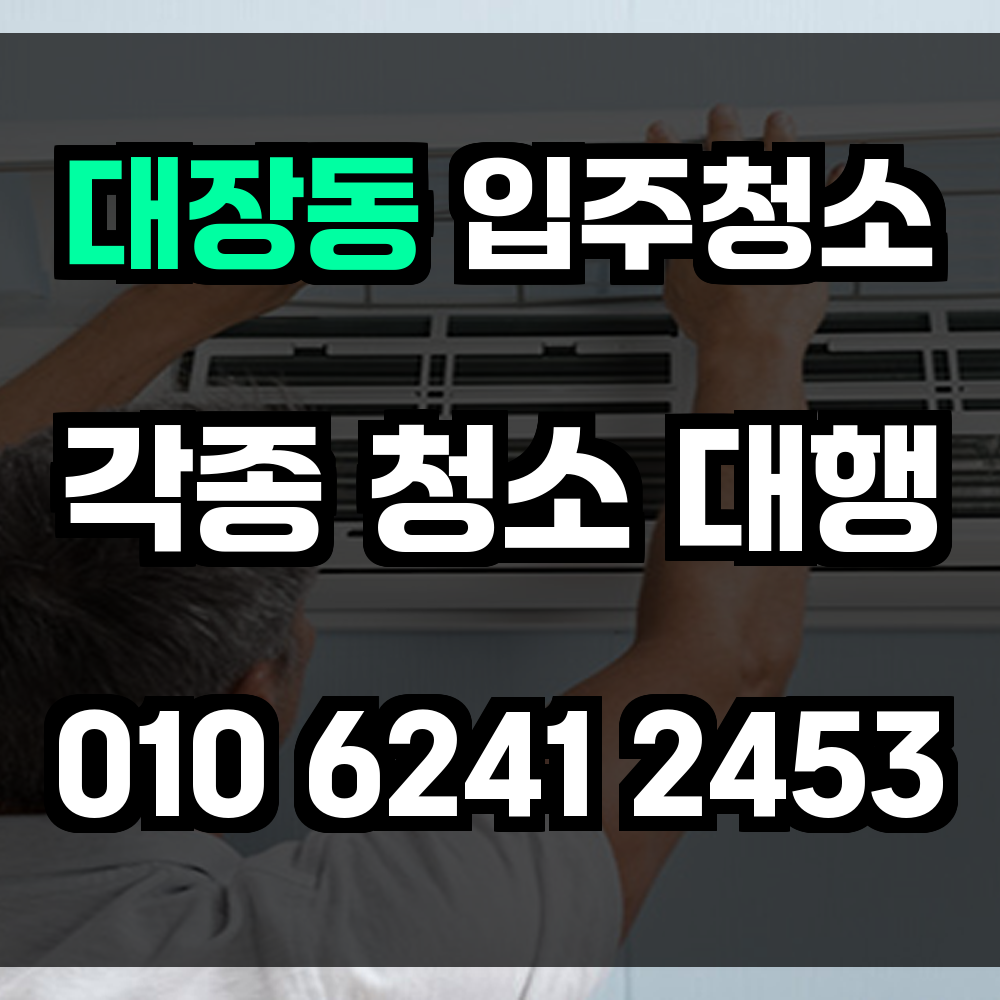 대장동 입주청소