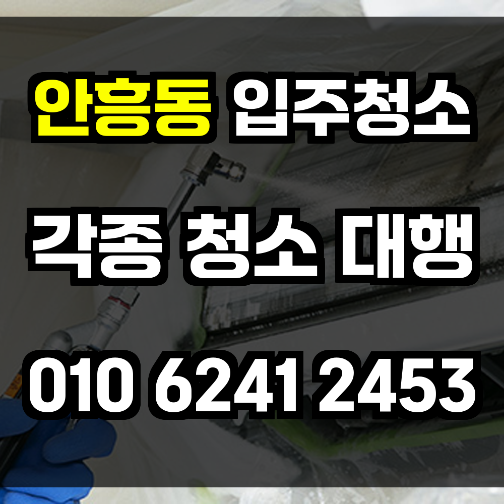 안흥동 입주청소