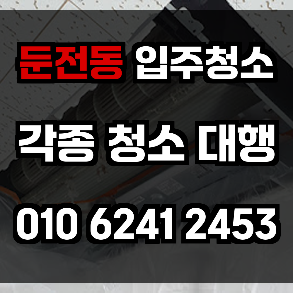 둔전동 입주청소