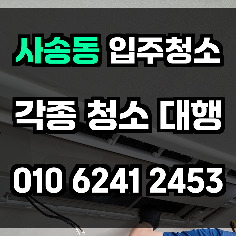 사송동 입주청소