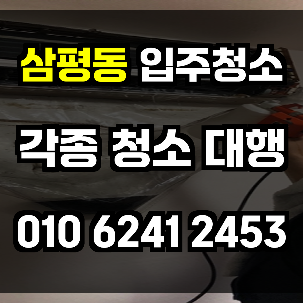 삼평동 입주청소