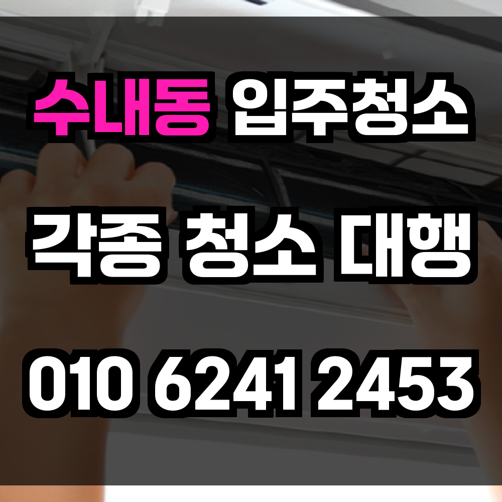 수내동 입주청소