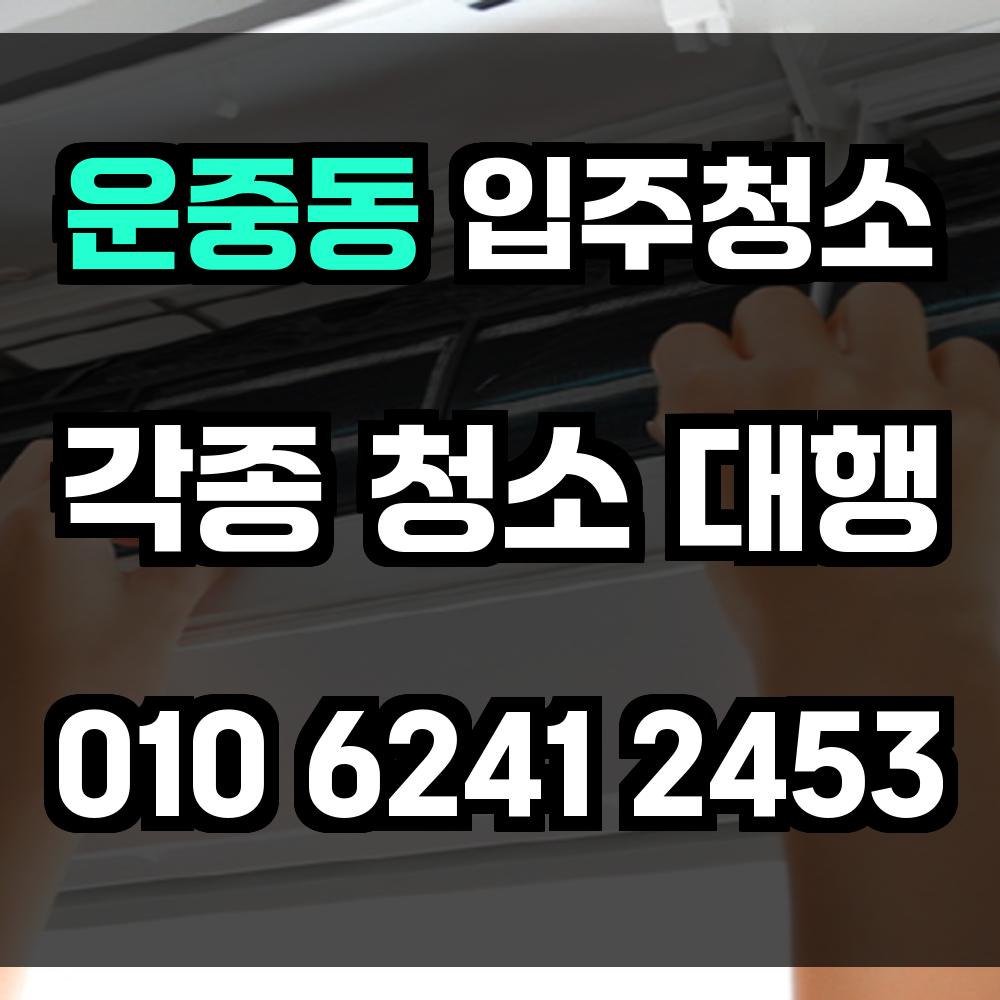 운중동 입주청소