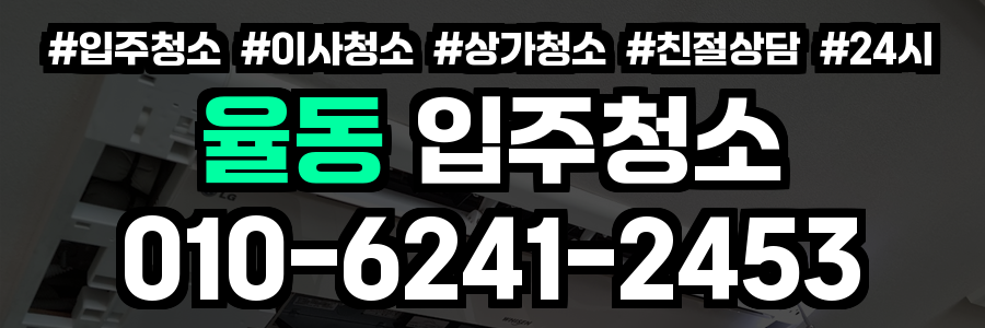 율동 입주청소