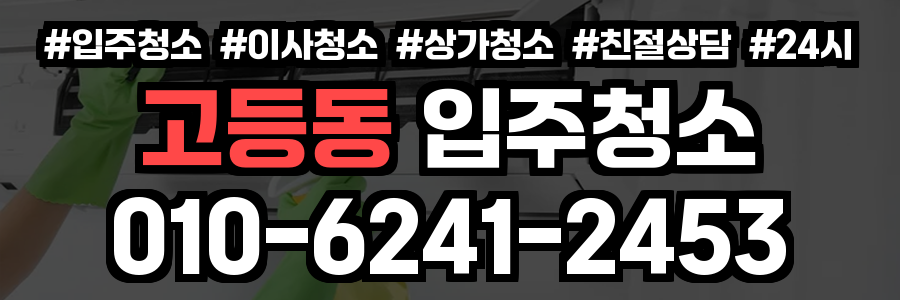 고등동 입주청소