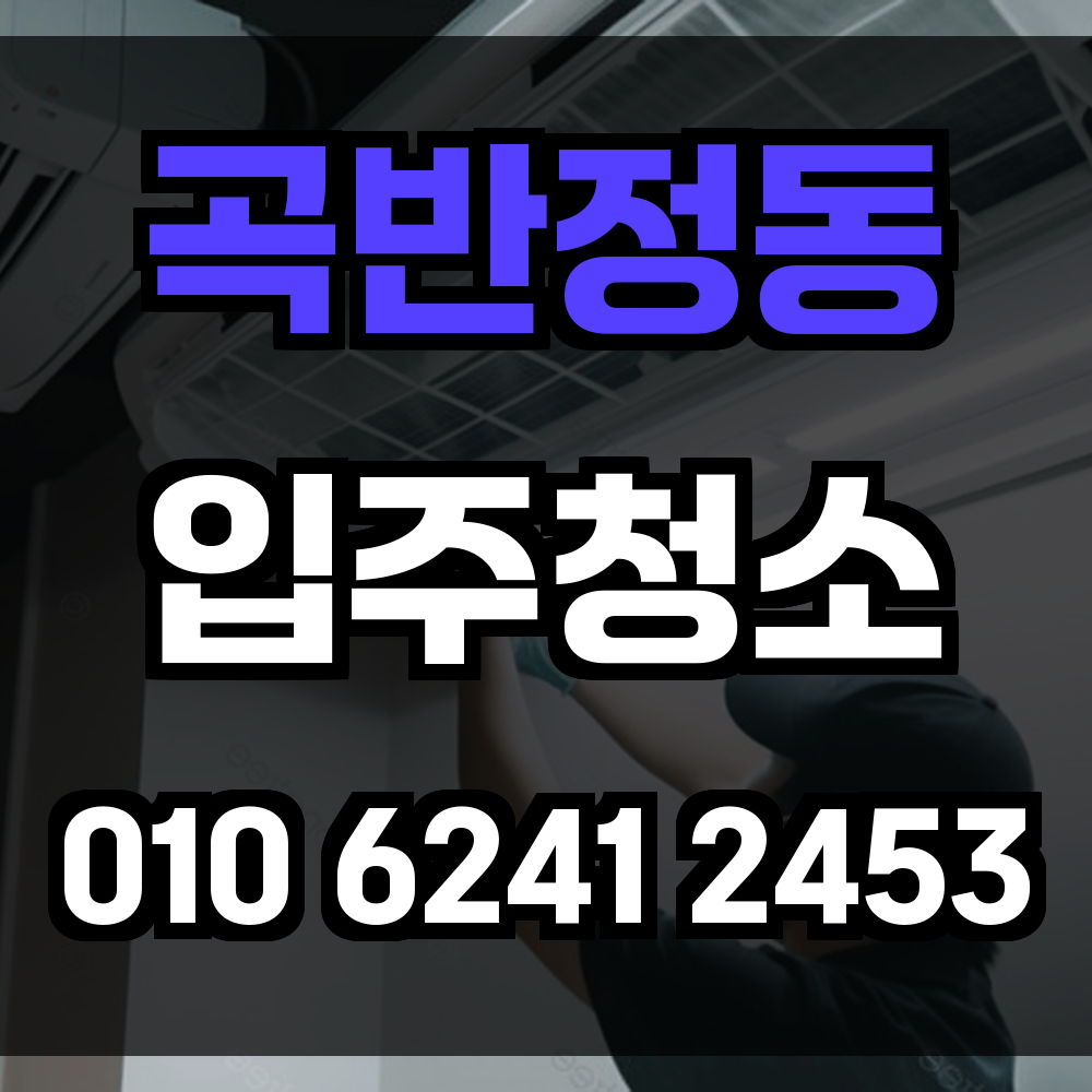 곡반정동 입주청소