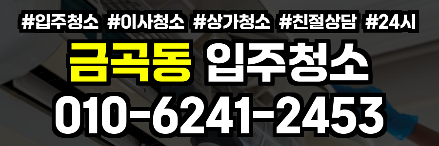 금곡동 입주청소