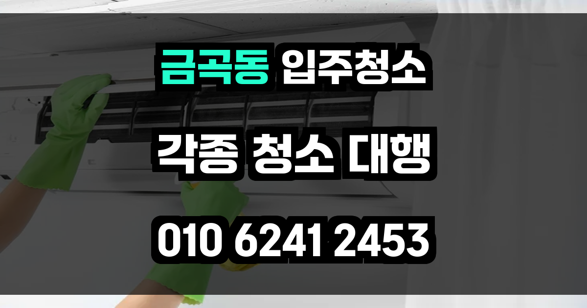 금곡동 입주청소