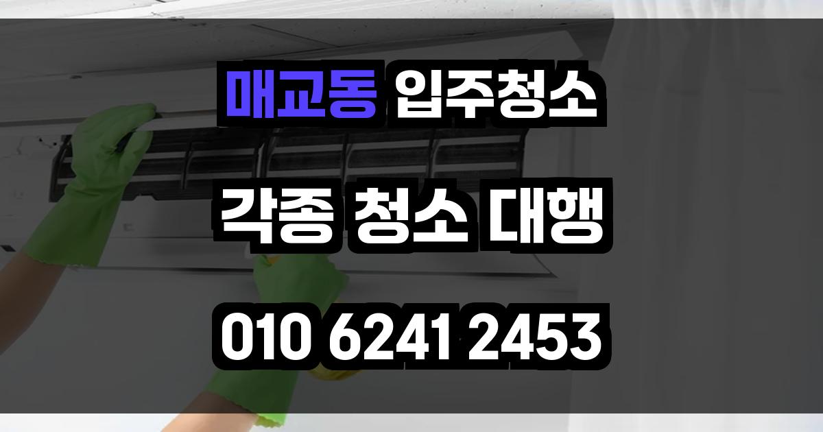 매교동 입주청소