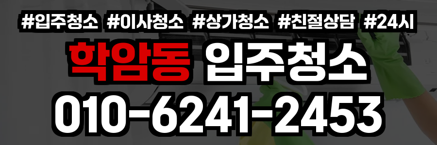 학암동 입주청소