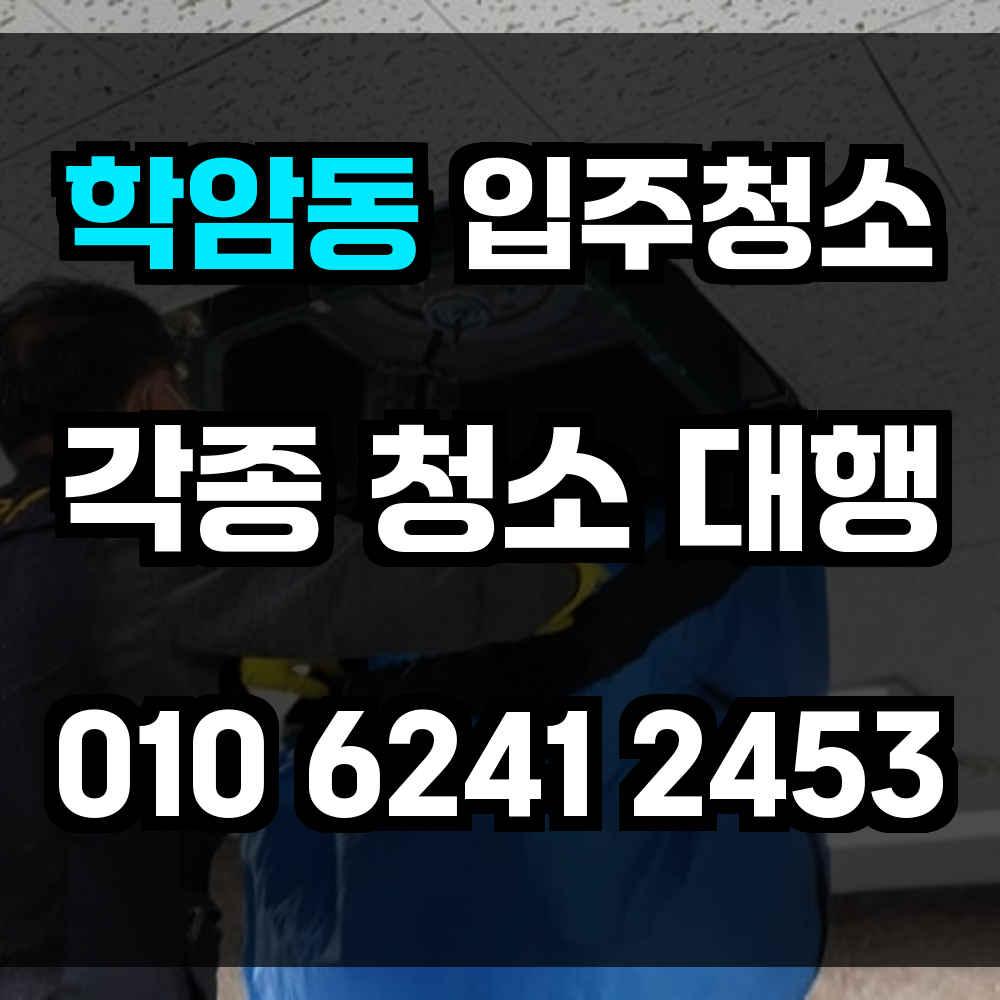 학암동 입주청소